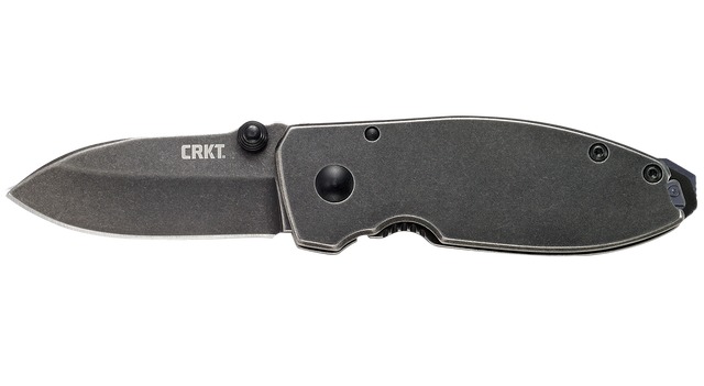 CRKT Squid 2490KSC Folding Knife 2.16 in Blade Black Stonewash Frame Lock - Columbia River Knife & Tool