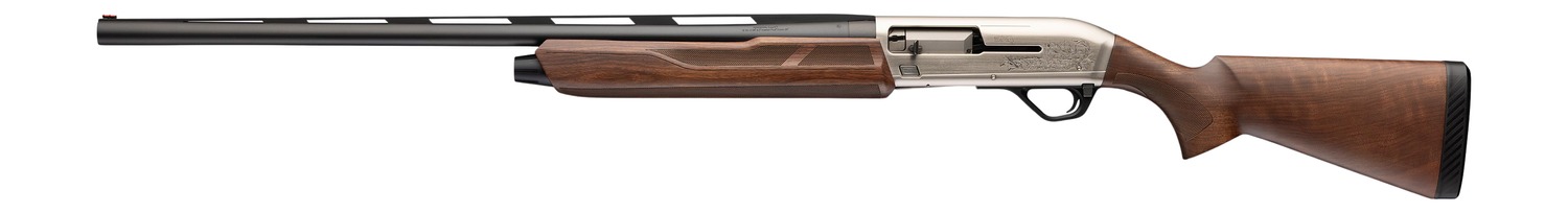 Winchester Repeating Arms 511344391 SX4 Upland Field Full Size 12 Gauge Semi-Auto 3" 4- 2.75" Shells 26" Matte Blued Steel Vent Rib Barrel, Matte Nickel Aluminum Alloy Receiver, Fixed Satin Walnut Sto