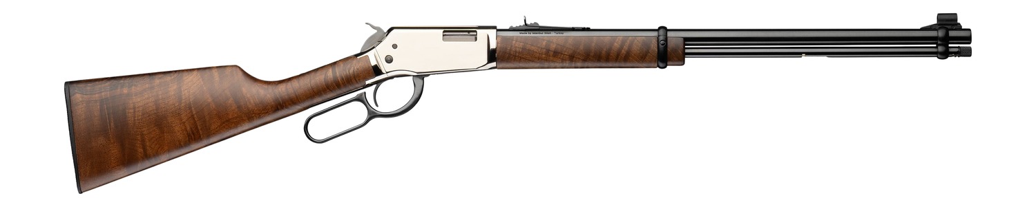 Winchester Repeating Arms 524212102 Ranger High Grade 22 LR 15+1 20" Gloss Blued Button Rifled Barrel, Nickel-Plated Aluminum Alloy Grooved Receiver, Grade II Satin Walnut Fixed Stock