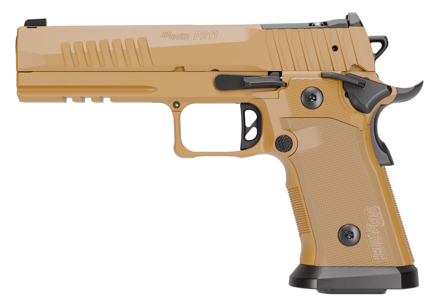 SIG SAUER 211F-9-GT5-COY P211-GT5 9mm 5" Bull Barrel Coyote Cerakote Semi-Auto Pistol