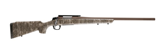 CVA CR3987MOBL Cascade XT 350 Legend 4+1 22" Midnight Bronze Cerakote Fluted Threaded Steel Barrel & Receiver w/Picatinny Rail, Mossy Oak Bottomland Adjustable Synthetic Stock, Right Hand