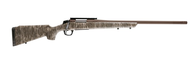 CVA CR3993MOBL Cascade XT 35 Whelen 3+1 24" Midnight Bronze Cerakote Fluted Threaded Steel Barrel & Receiver w/Picatinny Rail, Mossy Oak Bottomland Adjustable Synthetic Stock, Right Hand