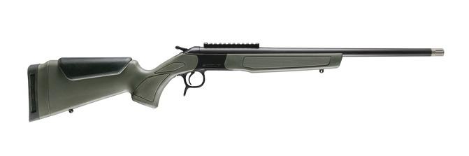 CVA CR4919 Scout Spur 28 Gauge 1rd Blued Steel Receiver Picatinny Rail Receiver OD Green Synthetic Stock
