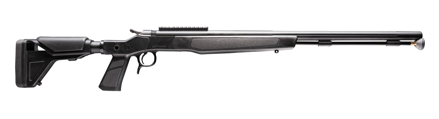 CVA PR2043NM Optima XP 50 Cal 26" Black Nitride Single Shot Barrel, Black Nitride Drilled & Tapped Steel Receiver, Adjustable Black Synthetic Stock,