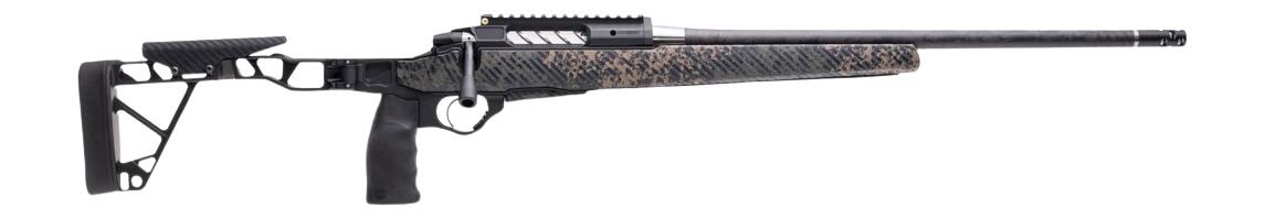 Seekins Precision 11710483F Havak Element Hunter 25 Creedmoor 3+1 20" Carbon Fiber Threaded Barrel, Woodland Shadow Camo Receiver w/20 MOA Rail w/Bubble Level, M-LOK Handguard, Black Aluminum Seekins