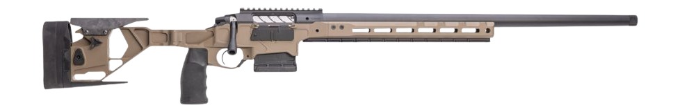 Seekins Precision 11710517F Havak Hit Pro M3 25 Creedmoor 24" Black Heavy Contour Threaded Barrel, Flat Dark Earth Anodized Aluminum Receiver w/Picatinny Rail, Arca Rail Forend, Adjustable Folding Fla