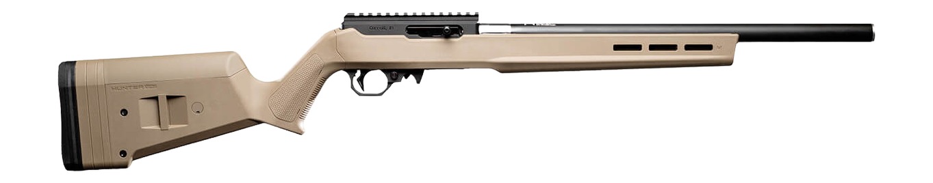 Angstadt Arms Vanquish 22, Semi-automatic, Integrally Suppressed Rifle, 22 LR, 18 Barrel, Magpul Hunter Stock, Matte Finish, Flat Dark Earth, 10 Rounds AAVV22SMFR