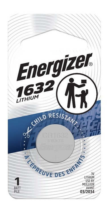 ENERGIZER ECR1632BP 1632 LITHIUM (6 PER CARTON)