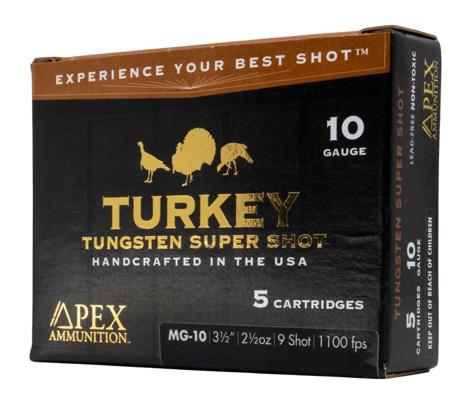 Apex MG10-9 Turkey TSS Ammo 10ga 3.5" 2.5oz #9 Shot 5rd 1100FPS