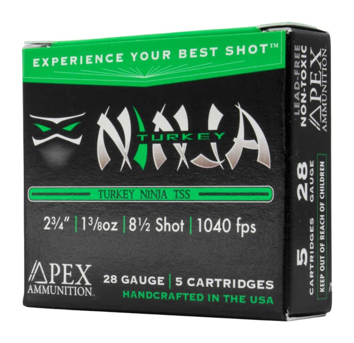 APEX AMMO NINJA28    28G 2.75 1-1/2 8.5       5/10