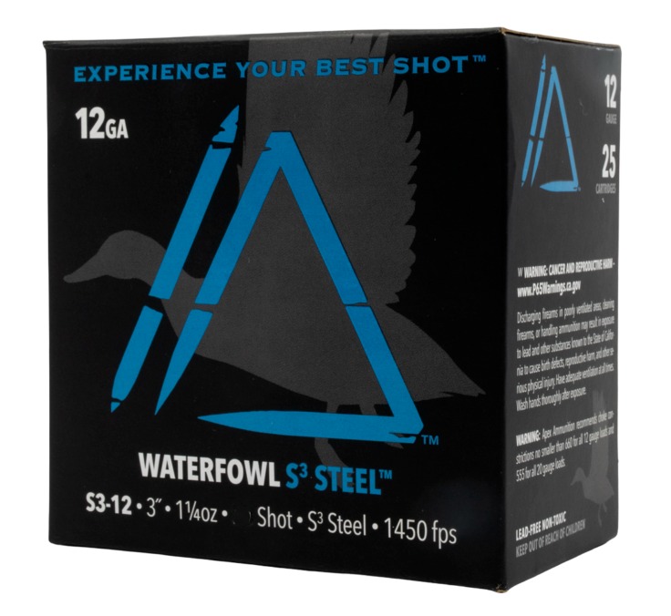 Apex 12 GA 3" WATERFOWL S3 STEEL 1 1/4 OZ. #3 25RD         