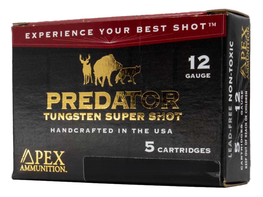 Apex PK35-BB 12ga 3.5in 2-1/2oz #BB Tungsten Shotgun Ammo 5rd - Apex Tactical Specialties