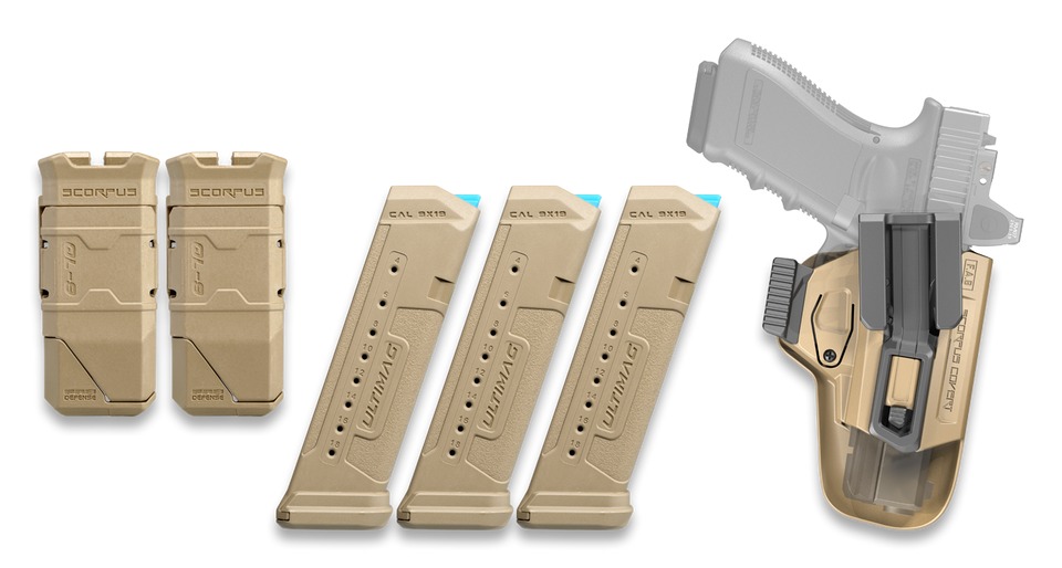 FAB FX-GLOCK17KIT COMPLETE HG KIT GLOCK 17 FDE - FAB