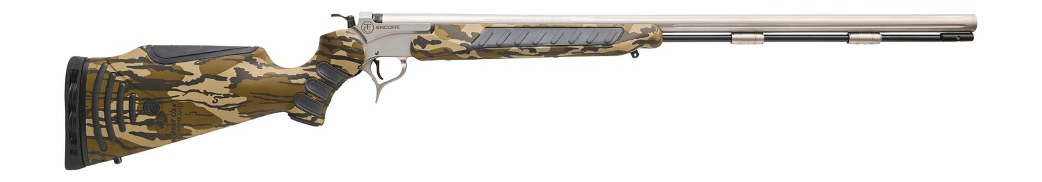 Thompson Center Arms, LLC 6108R Encore Prohunter FS 50 Cal 209 Primer 28" Stainless Stainless Barrel & Receiver, Mossy Oak Bottomland Synthetic Stock