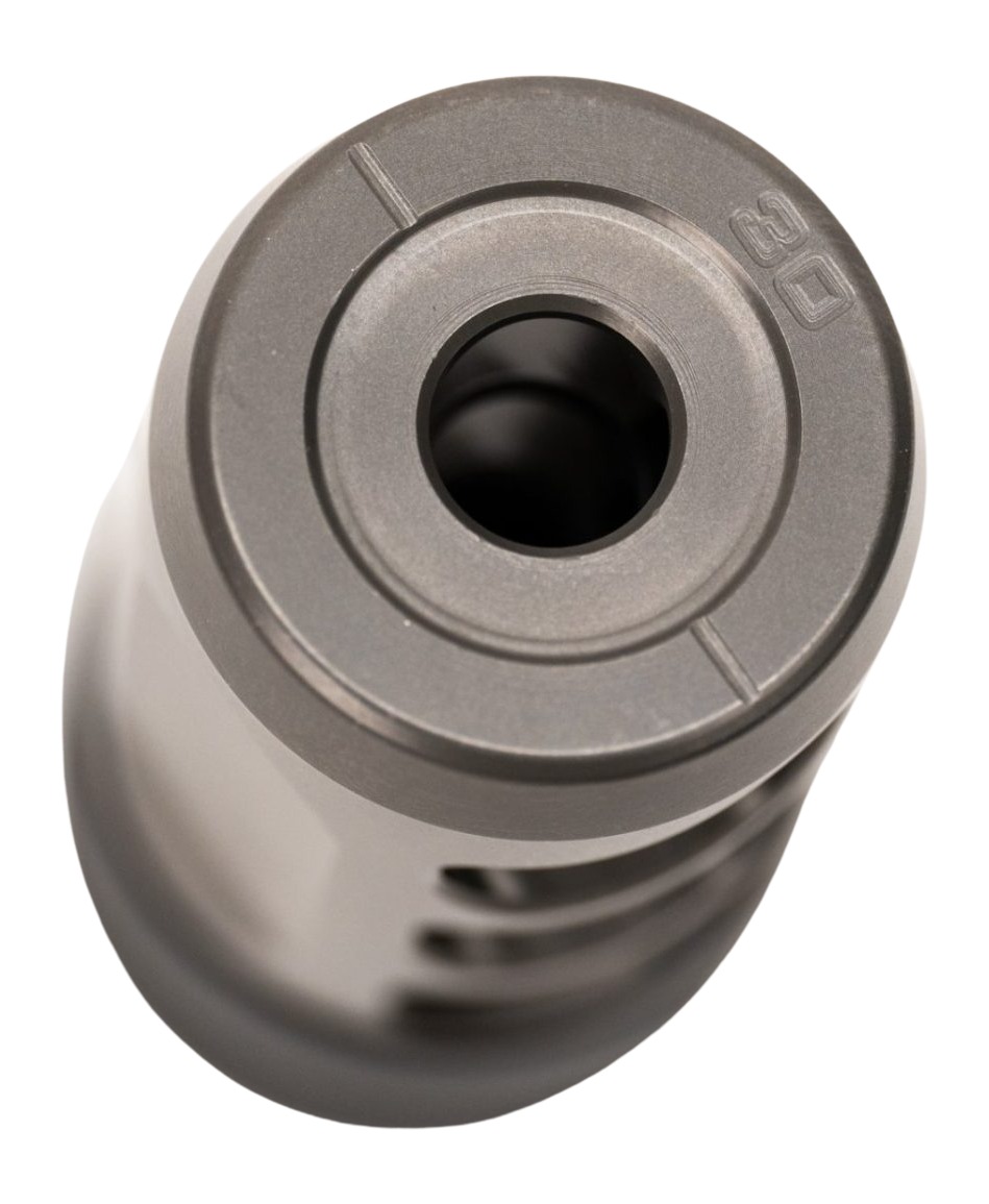 Area419 Hellfire Titanium Self-Timing Muzzle Brake .30 and Under 5/8x24 - Area 419 - 30 CALIBER