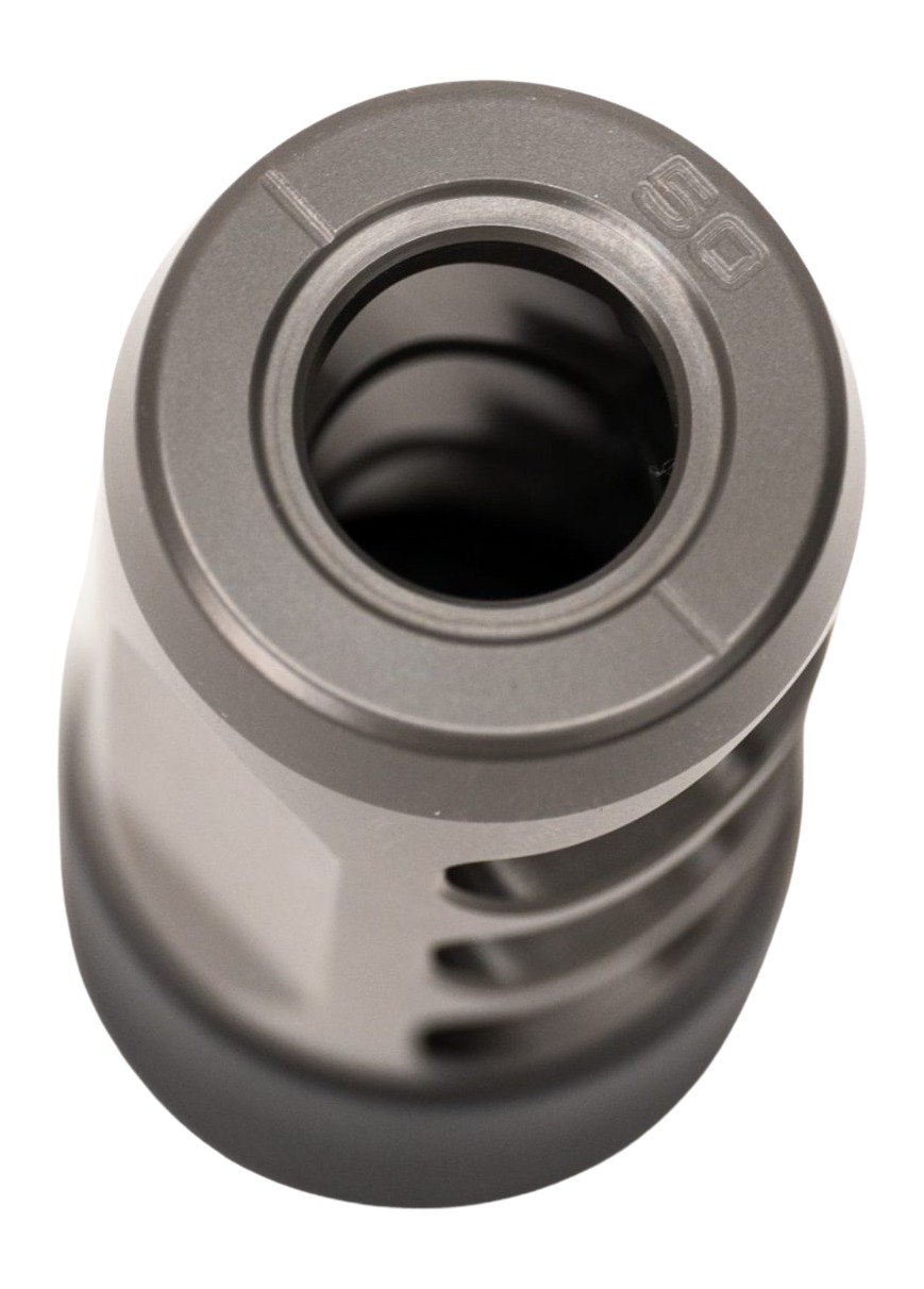 Area419 Hellfire Titanium Self-Timing Muzzle Brake .50 and Under 5/8x24 - Area 419 - 50 CALIBER