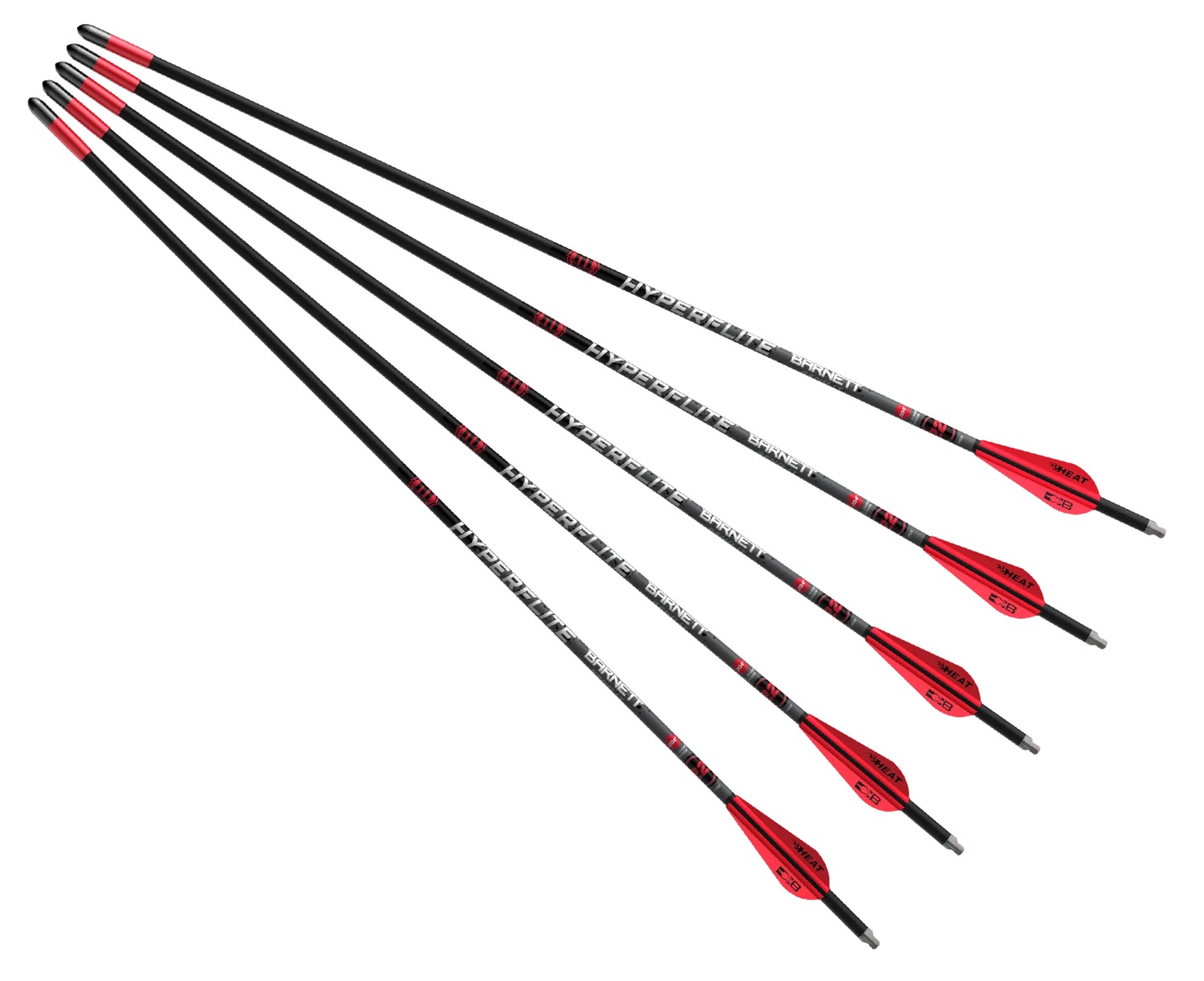 Barnett BAR20043 Hyperflite Crossbow Bolts 22" Heat Vanes 5 Pack - Barnett Outdoors