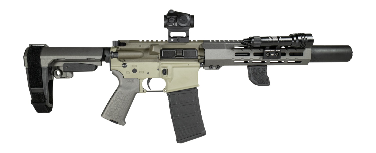 SHARK COAST TACTICAL AR15 SNEEKY PETE SD 556 DELUXE PISTOL 556 7.5IN BARREL 30RD SCCSNKYSD556002