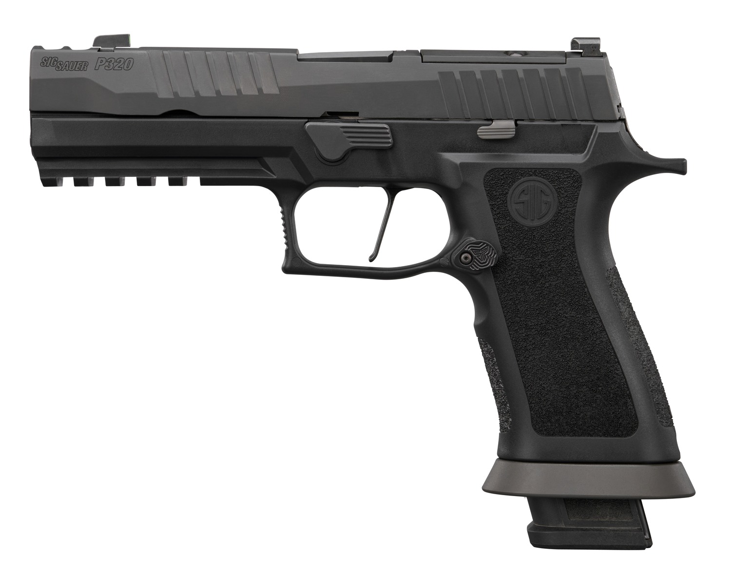 Sig Sauer 320XF9MOD10 P320 M.O.D. Full Size 9mm Luger 10+1 3.90" Black Barrel, Matte Black DLC Stainless Steel Optic Ready/Ported/Serrated Slide, Black Stainless Steel Frame w/Picatinny Rail, M.O.D. X