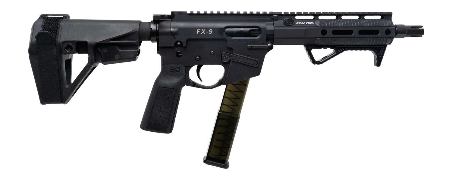 FREEDOM ORDNANCE FX9P8E-BLK   9MM 8   SBA5 BRACE