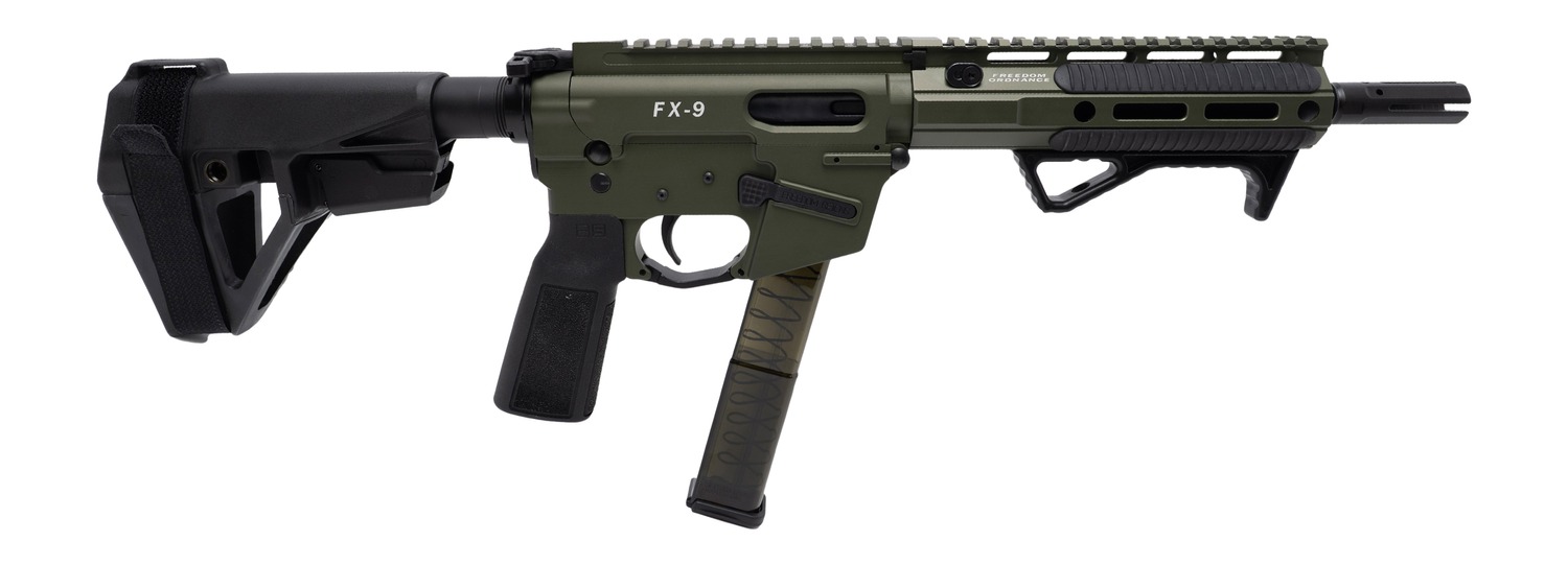FREEDOM ORDNANCE FX9P8E-ODG   9MM 8   SBA5 BRACE