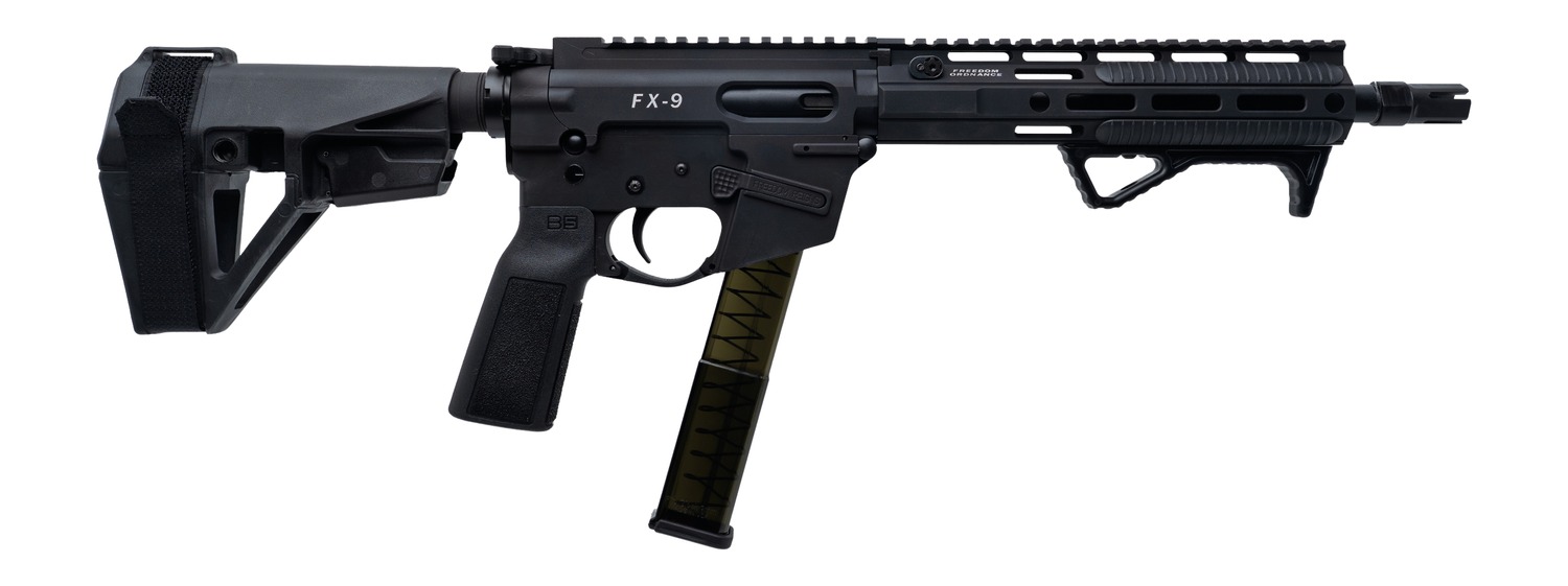 FREEDOM ORDNANCE FX9P10E-BLK 9MM 10" SBA5 BRACE