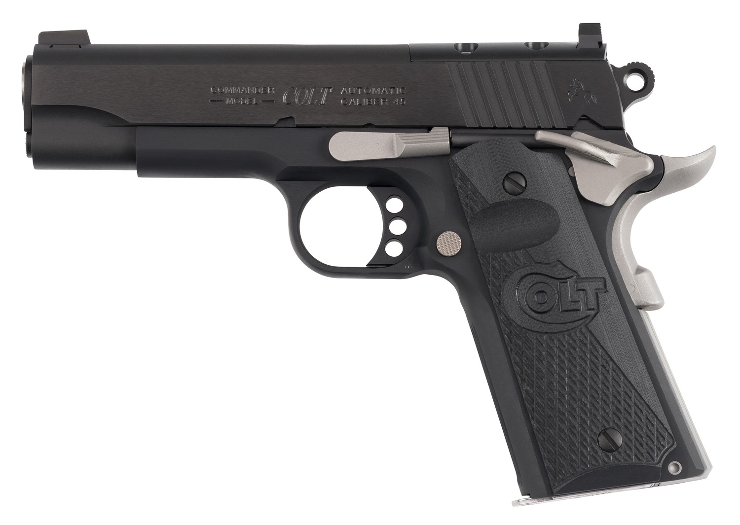 Colt Commander Night 45 ACP 4.25 in. – Reliable Pistol 7 Colt Manufacturing Commander Night, alternate view