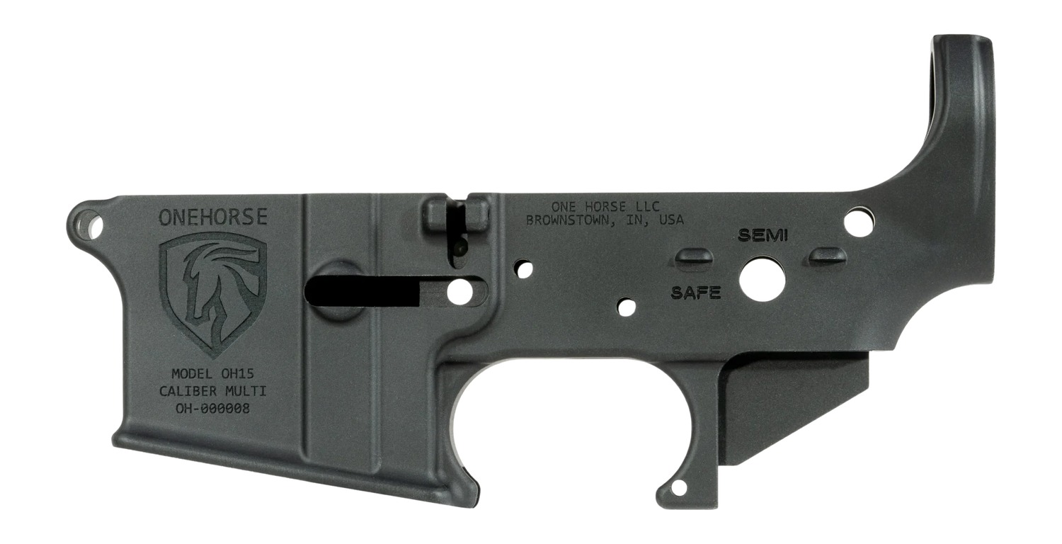 ONE OH-LR02 AR15 STRIPPED LOWER RCVR ANDZD