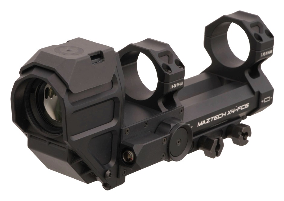 MAZTECH MZT001-30-AB-BLK/GRN X4-FCS 30MM