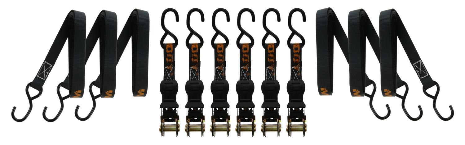 MUDDY MUD-DRS14-6PK 1"X14" DURABLE RATCHET STRAP