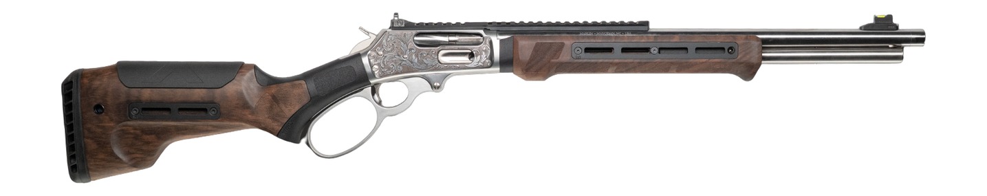 Cnc Firearms CNCBLKDEATH Marlin 1895 SBL Black Death 45-70 Gov 5+1 16.17" Threaded Barrel, Alloy Steel Receiver w/Picatinny Rail