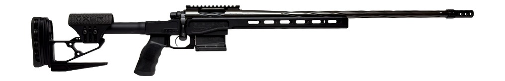 Horizon Firearms HRF-VAD-308W-18R Vandal DM 308 Win 18" Black Chrome Spiral Fluted Threaded Barrel, Black Chrome Receiver w/Picatinny Rail, ARCA Rail, Black Anodized XLR Element 4.0 Aluminum Stock, Po