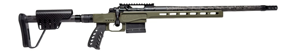 Iota Outdoors HRF-VED-7PRC-22R Venatic DM 7mm PRC 22" SOCOM Black Proof Research CF Threaded Barrel, SOCOM Black Receiver w/Picatinny Rail, ARCA Rail, OD Green Cerakote XLR Element 4.0 Stock, Right Ha