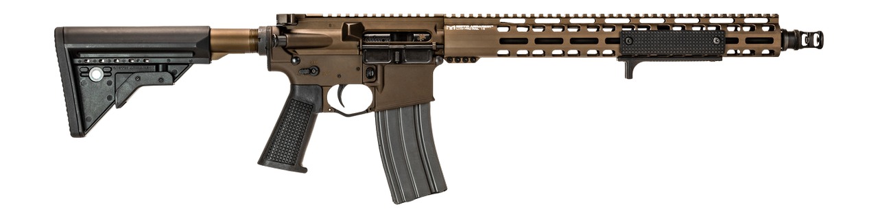 Griffin Armament MK1RECCEFDE-W MK1 RECCE 223 Wylde 16" Black Nitride Threaded Barrel, Terra Brown Anodized Aluminum Receiver w/Picatinny Rail, M-LOK Handguard, Griffin Extreme Condition Black Polymer