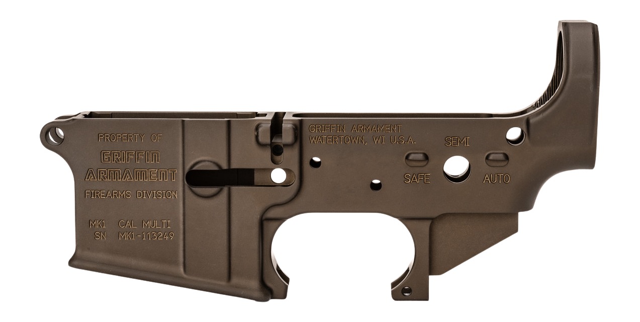 GRIFFIN MK1SLFDE MK1 AR-15 STRP LOWER TBRN