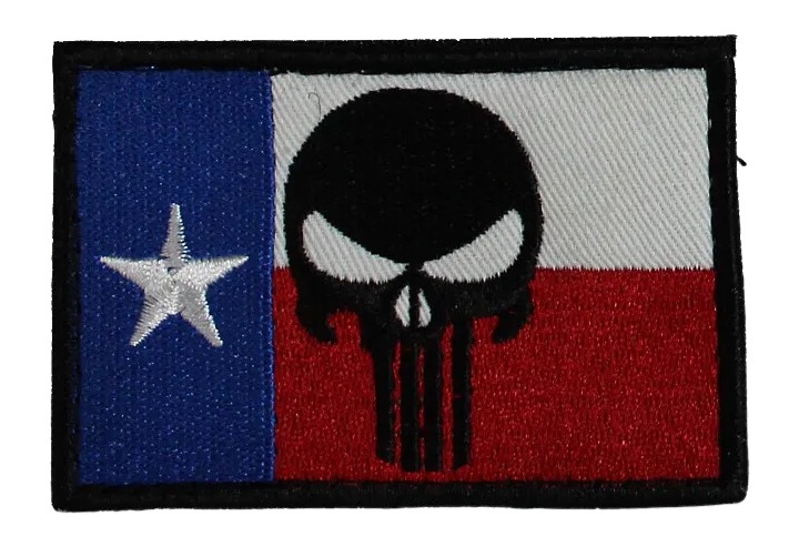 SME FLGTXPUN      TEXAS FLAG W/PUNISHER
