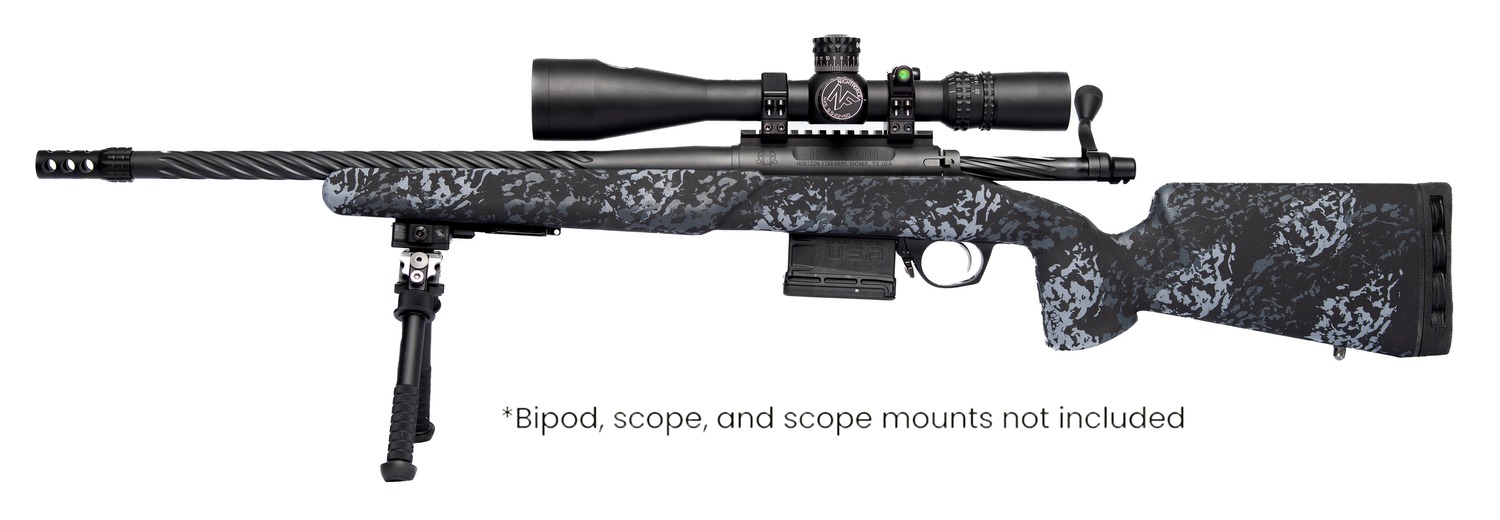 Horizon Firearms HRF-VND-22CM-18L-P Vandal Dark 2 22 Creedmoor 18" Black Chrome Spiral Fluted Threaded Barrel, Black Chrome Receiver w/Picatinny Rail, Arca Rail Forend, Iota EKO Carbon Fiber Stock, Le
