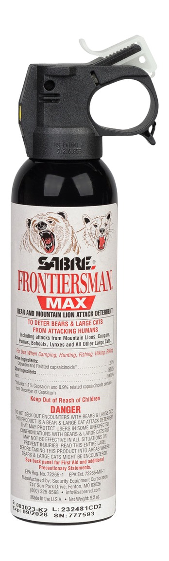 SECURITY EQUIP CO FBADX-07 Bear/Cougar Spray (9.2 oz)