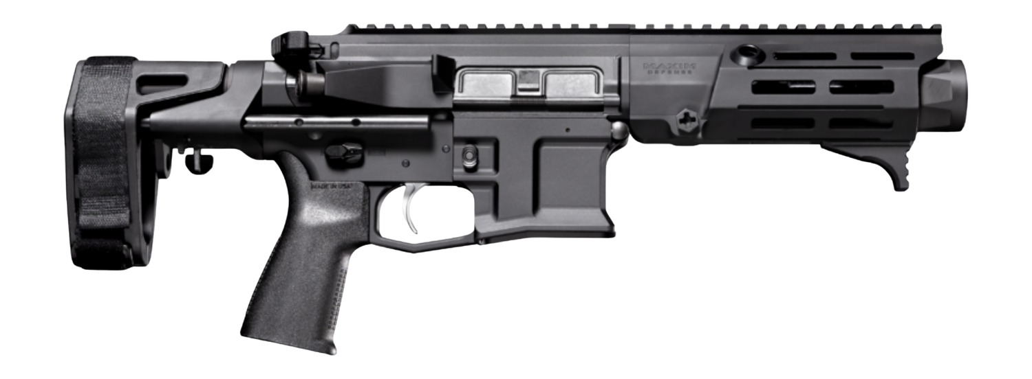 Maxim Defense  PDX  300 Blackout 5.50" Black Threaded Barrel, Black Anodized Receiver w/Picatinny Rail, M-Slot Handguard, Black Polymer Maxim SCW Pistol Brace, Black Polymer Grip, Ambidextrous