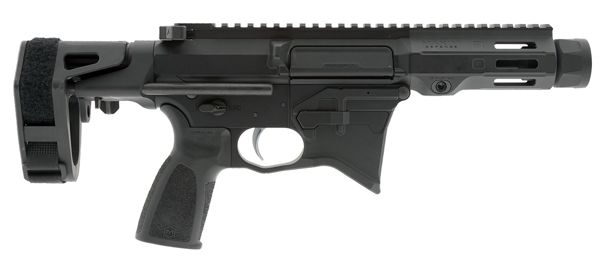 Maxim PISTOL MD9 K 9MM 4.5IN BARREL 30RD BLACK MD-SCW BRACE - ALG TRIGGER - RADIAN CHARGING HANDLE - HATE BRAKE FLASH HIDER MXM-49709