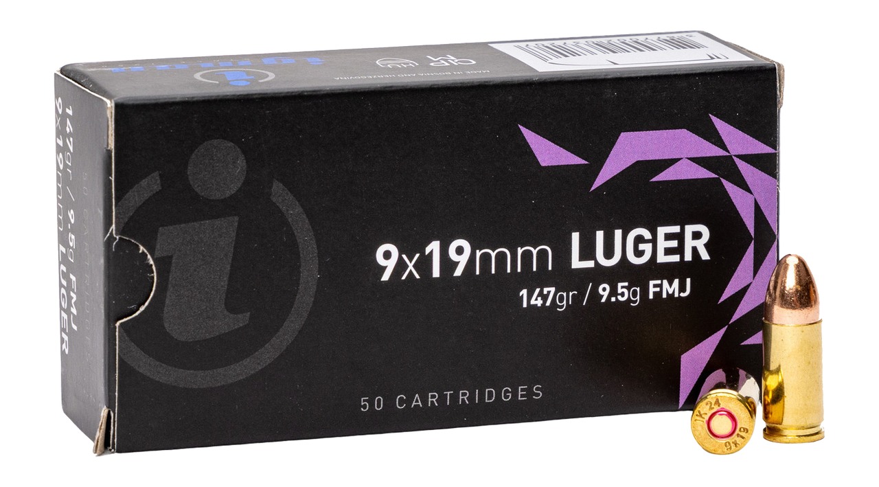 IGMAN 3877002037207 9MM 147GR FMJ 50/20