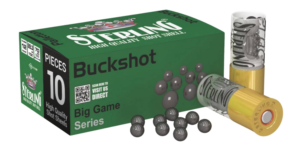 STERLING 8698779949730  12GA 2.75 OO BUCK    10/20