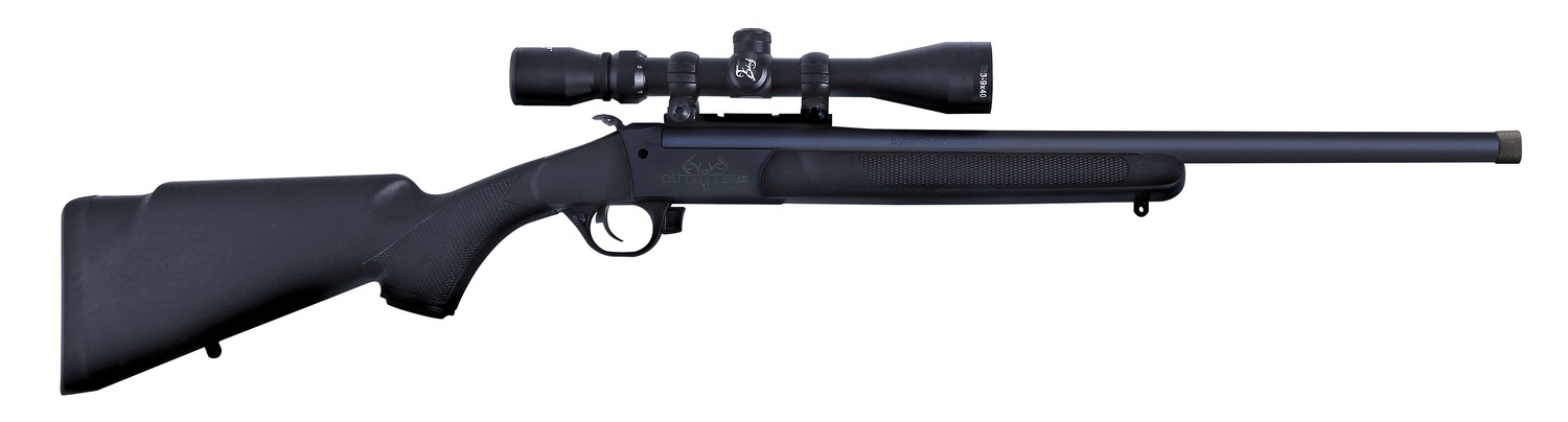 Traditions CR5-450030 Outfitter G3 w/Scope 450 Bushmaster 22" Drilled & Tapped Receiver Black Synthetic Stock 3-9x40mm Duplex