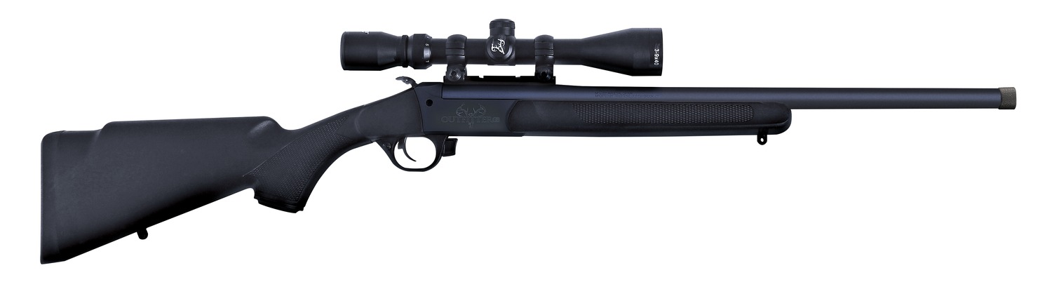Traditions CR5-400030L Outfitter G3 w/Scope 400 Legend 1rd 22" Drilled & Tapped Receiver, Black Synthetic Stock, 3-9x40mm Duplex