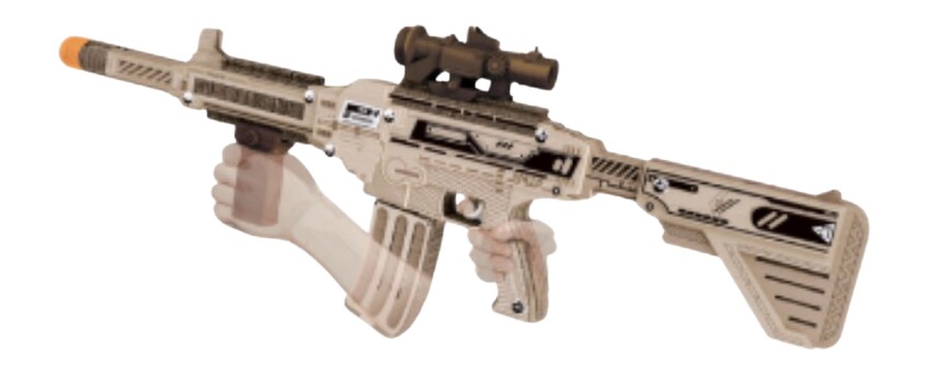 CAMP CBG-PZ-10 AR/15 3D SHOOTS NERF DARTS