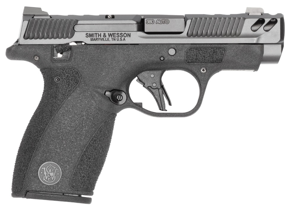 Smith & Wesson 14419 Bodyguard 2.0 Bodyguard 2.0 Carry Comp *CA Compliant Micro 380 ACP 10+1 3.10" Black Armornite PowerPort Vented Barrel, Gray Armornite Stainless Steel Ported/Serrated Slide, Black