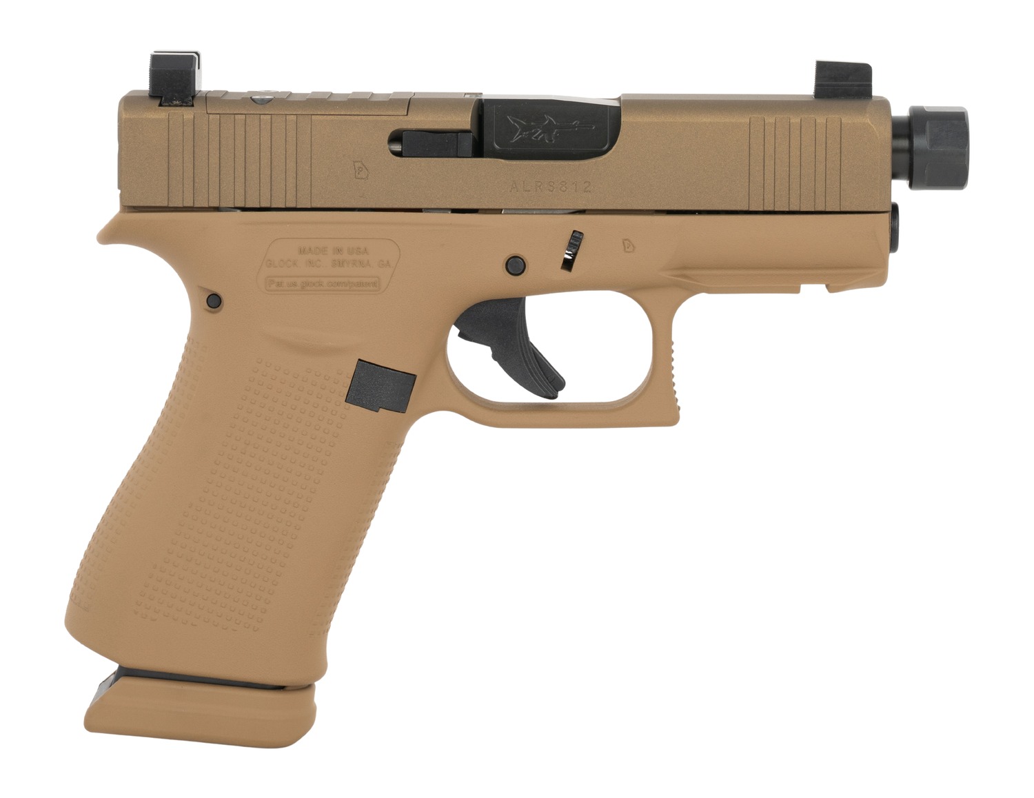 Glock G43X 9mm Luger 3.41 In 15+1 Round UX4350204NR15ORBOTN - Glock - 9mm Luger