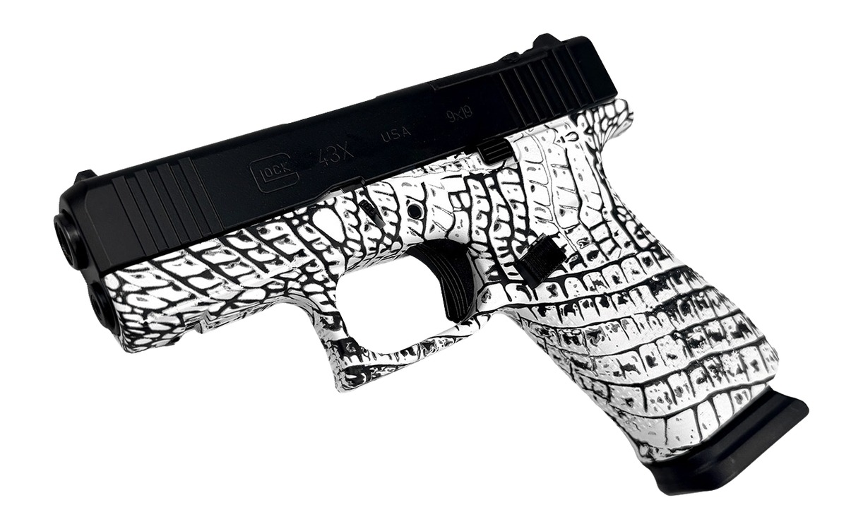 Glock 43X 9mm Gator Cerakote Pistol – Bold 9mm Handgun 3 Glock 43X 9mm Gator Cerakote Pistol – Bold 9mm Handgun - Image 3