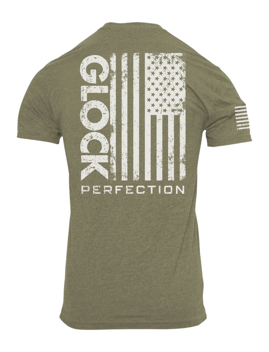 GLK AP96401 PERFECTION FLAG TEE 2XL GRN