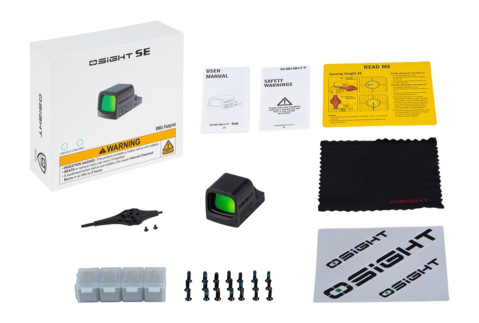 Osight SE 2 MOA Green Dot – Reliable 2 MOA Optic for Handguns 4 Osight SE 2 MOA Green Dot alternate view